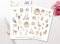 Preview: Mädchen Wellness Sticker Set